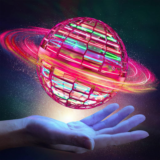 Flying Orb Ball Toy with RGB Lights (Rechargeable Boomerang Spinner)