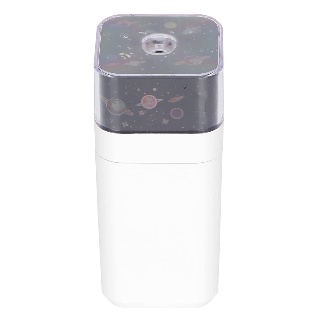 Star Projector Night Light Humidifier in white with starry projection top, ideal for ambiance and wellness.