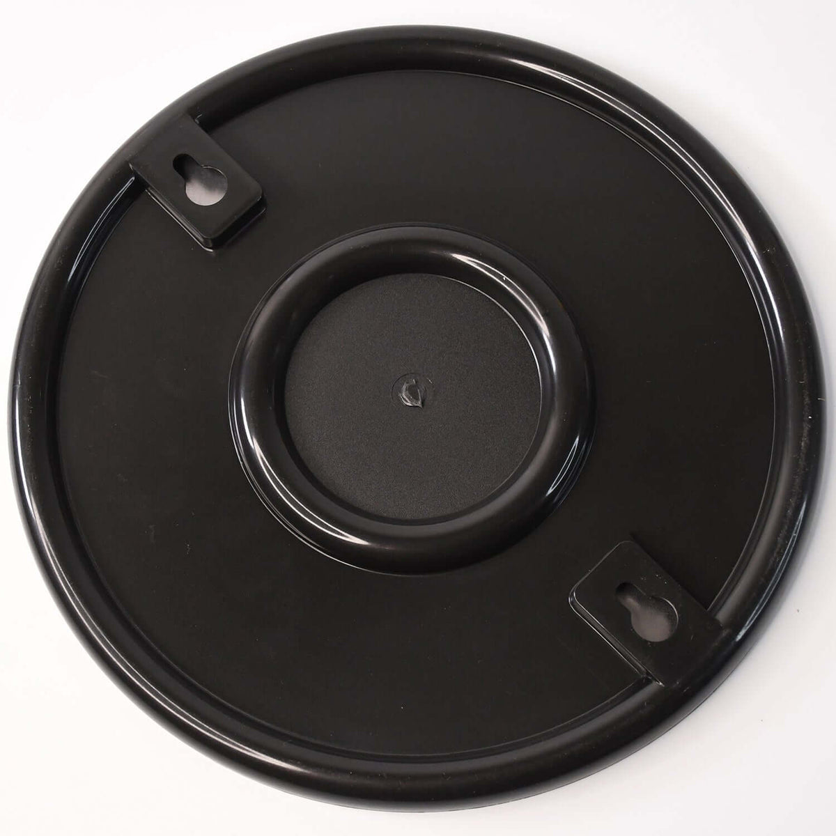 Magnetic dartboard game set black base with hooks for easy hanging and a smooth surface for playing darts safely.