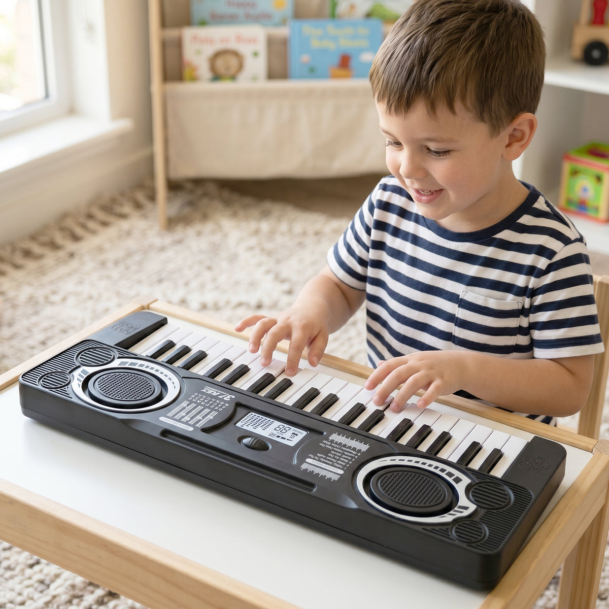 Electronic Musical Keyboard Toy For Kids With Multiple Sounds Mini Piano (1 Pc)