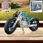 Metal Bike Creative Mechanical Construction Engineering Kit 140 Part Of Bike Tool  1 Set