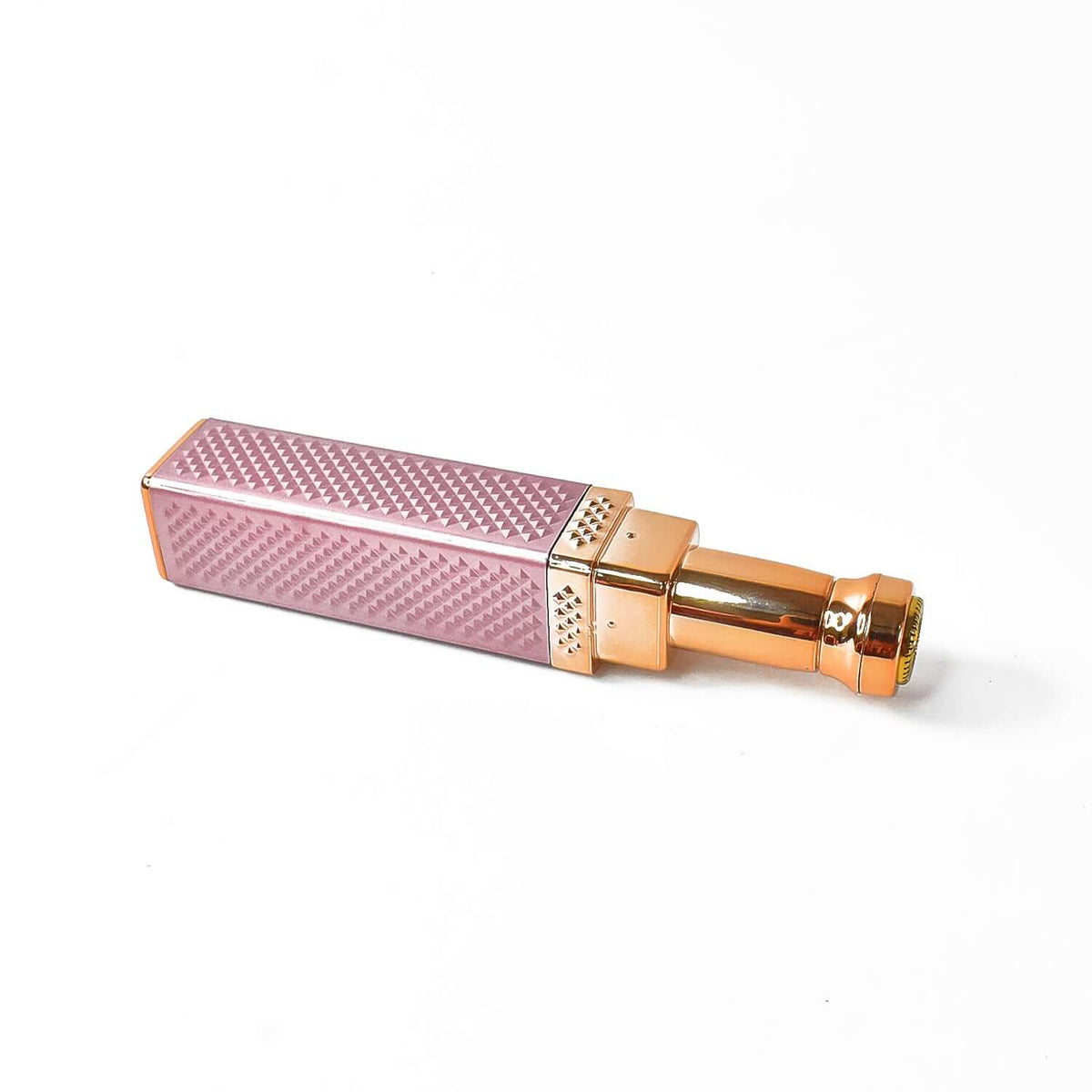 2-in-1 Eyebrow Razor & Painless Hair Shaver in stylish design with gold and pink finish, ideal for facial hair removal.