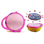 Colorful Musical Drum Toy for Kids featuring bright colors, interactive sounds, and playful design for children.