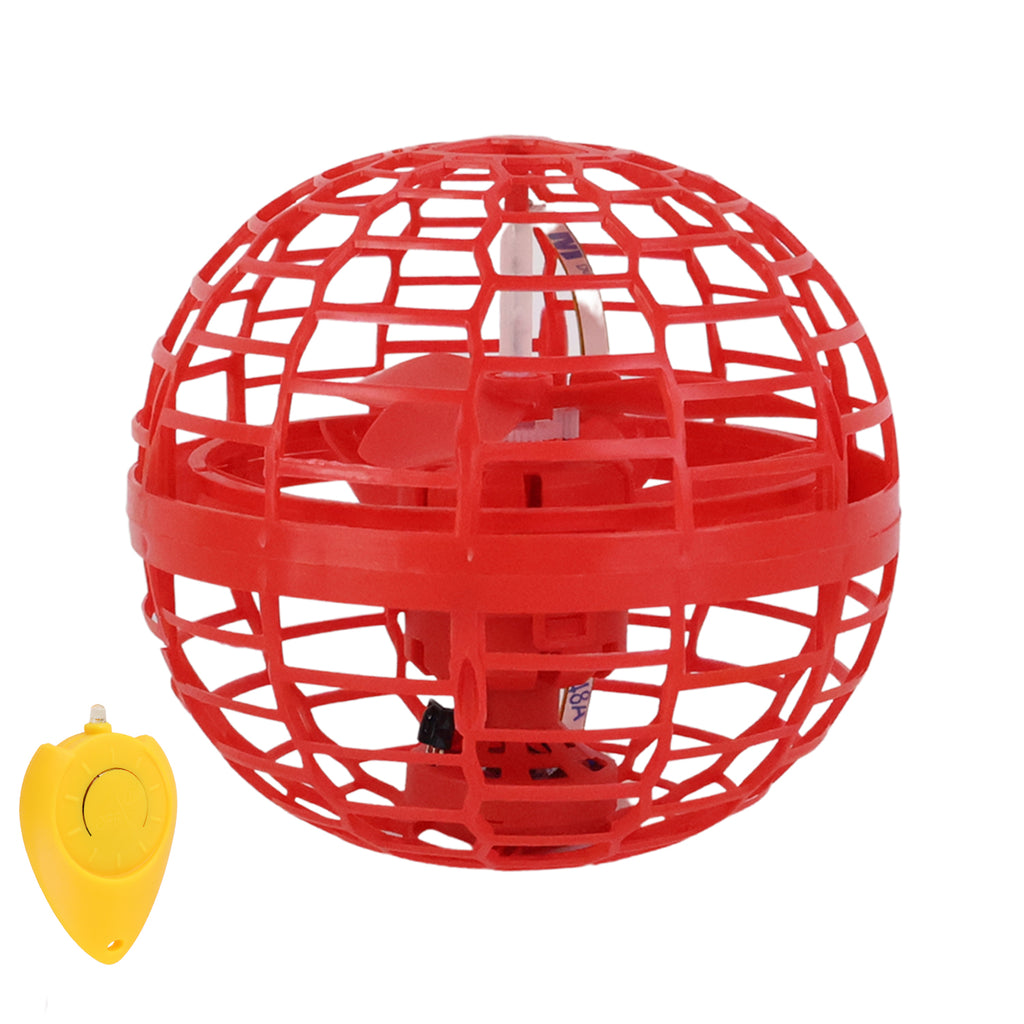 USB rechargeable flying ball toy with colour-changing LED lights