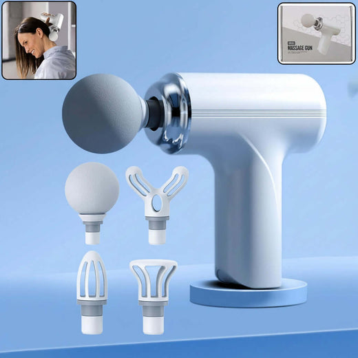 Electric Massage Gun with Interchangeable Heads