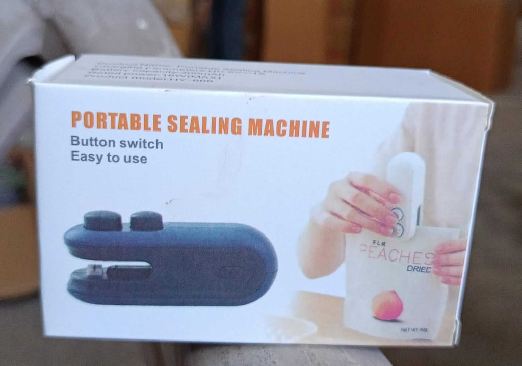 2-in-1 Mini Bag Sealer and Cutter - USB Type-C Rechargeable Handheld Food Pouch Sealer packaging box design