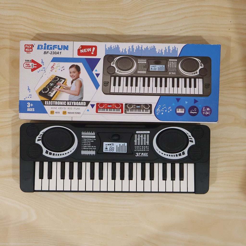 Electronic Musical Keyboard Toy For Kids With Multiple Sounds Mini Piano (1 Pc)