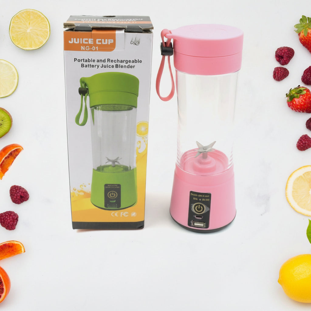 133 Portable Usb Electric Juicer - 6 Blades (Protein Shaker)