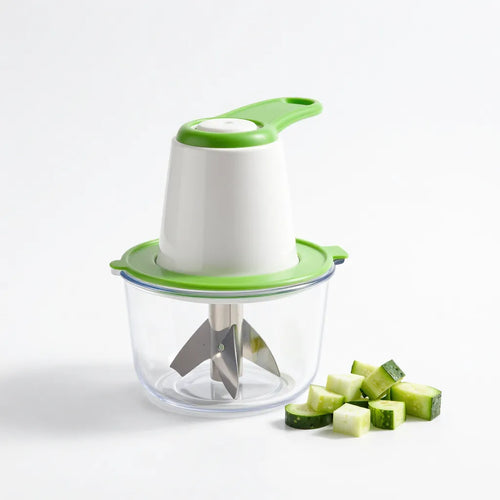 14-in-1 vegetable chopper with stainless steel blades