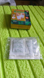 Ginger Detox Foot Pads in packaging, featuring ginger and natural salt foot patches for overnight use.