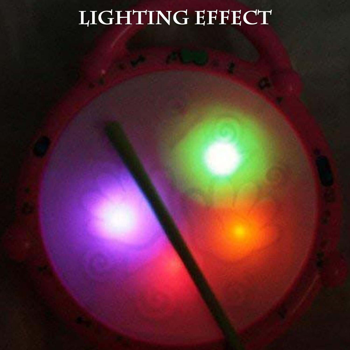 Colorful Musical Drum Toy for Kids with bright lighting effects and colorful lights.