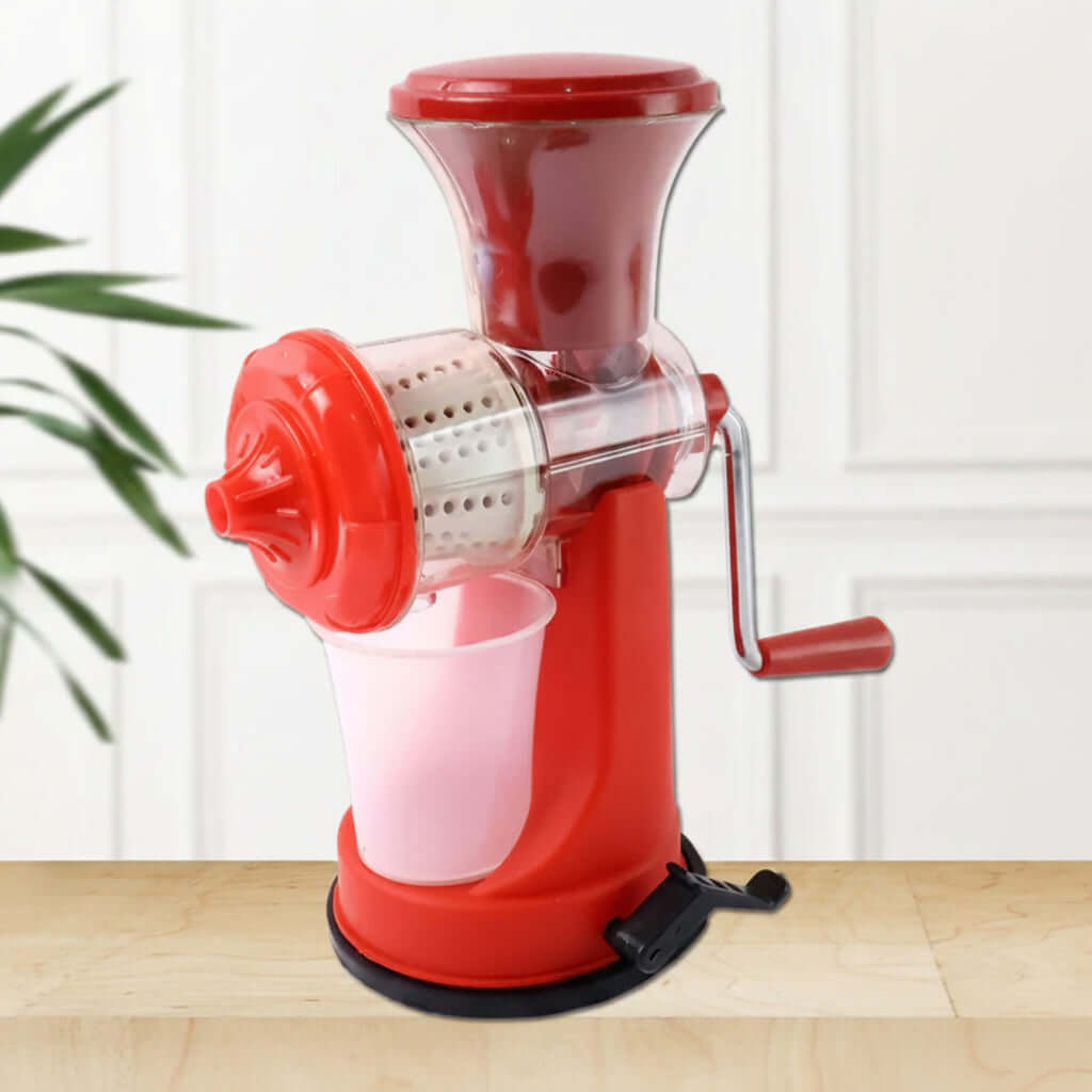 Manual Fruit & Vegetable Mini Juicer (Nano) is a manual fruit juicer without electricity for fresh juice.