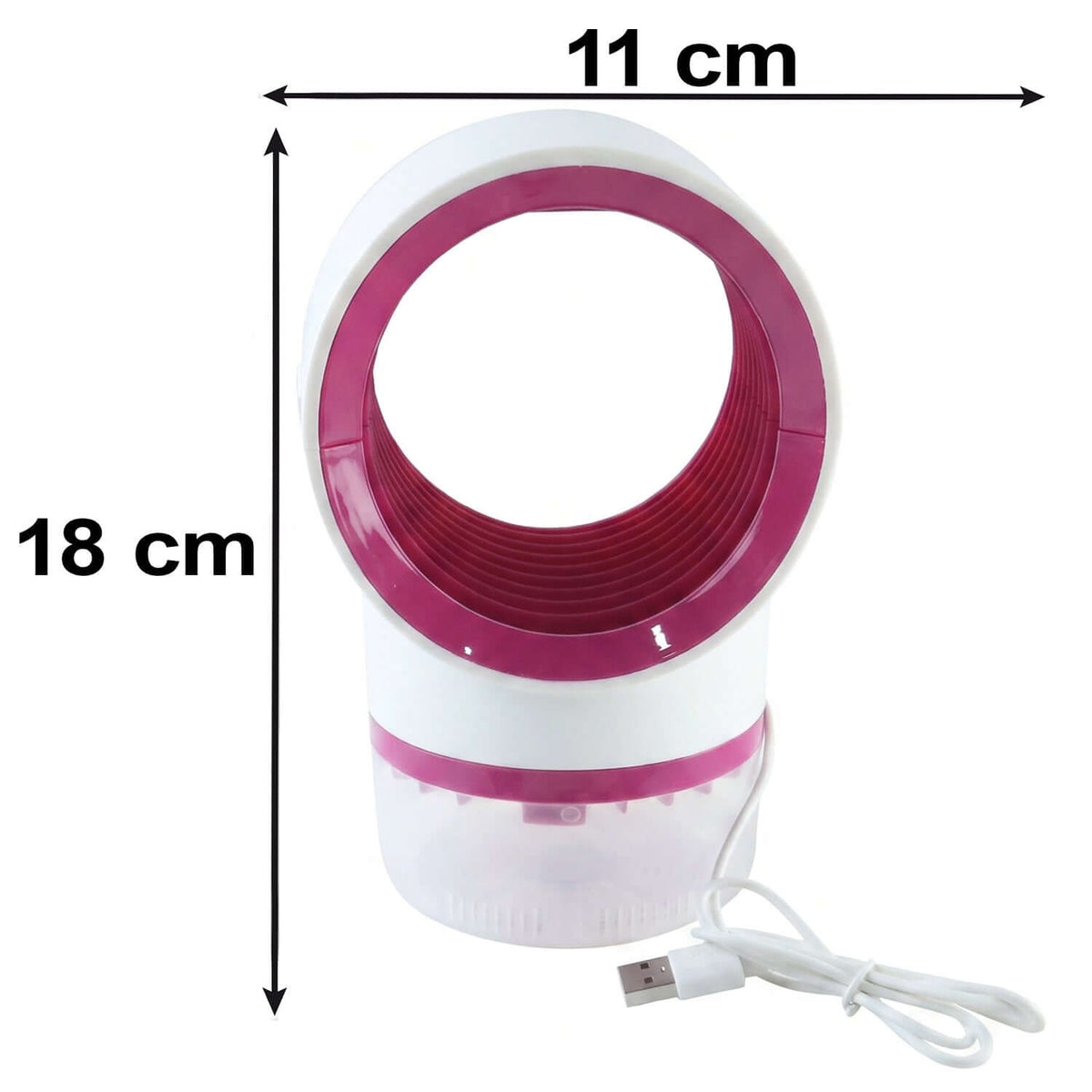 USB Mosquito Killer Lamp with Suction Trap (1 Pc) - Portable insect killer with modern design and USB connectivity.