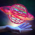 Flying orb ball toy with glowing RGB lights