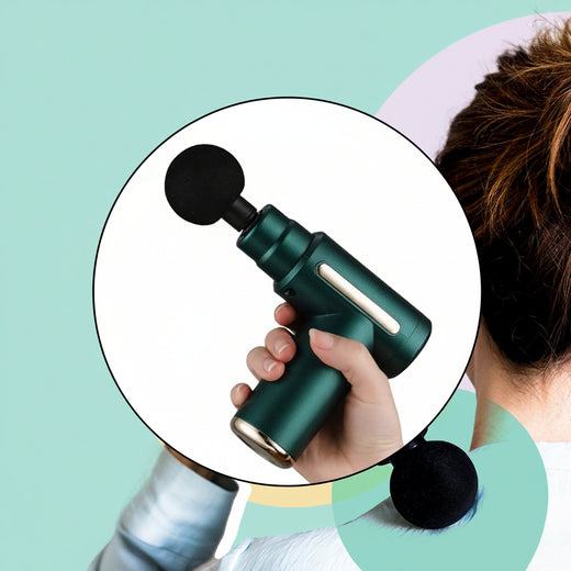 Deep Tissue Percussion Massage Gun with 4 Heads